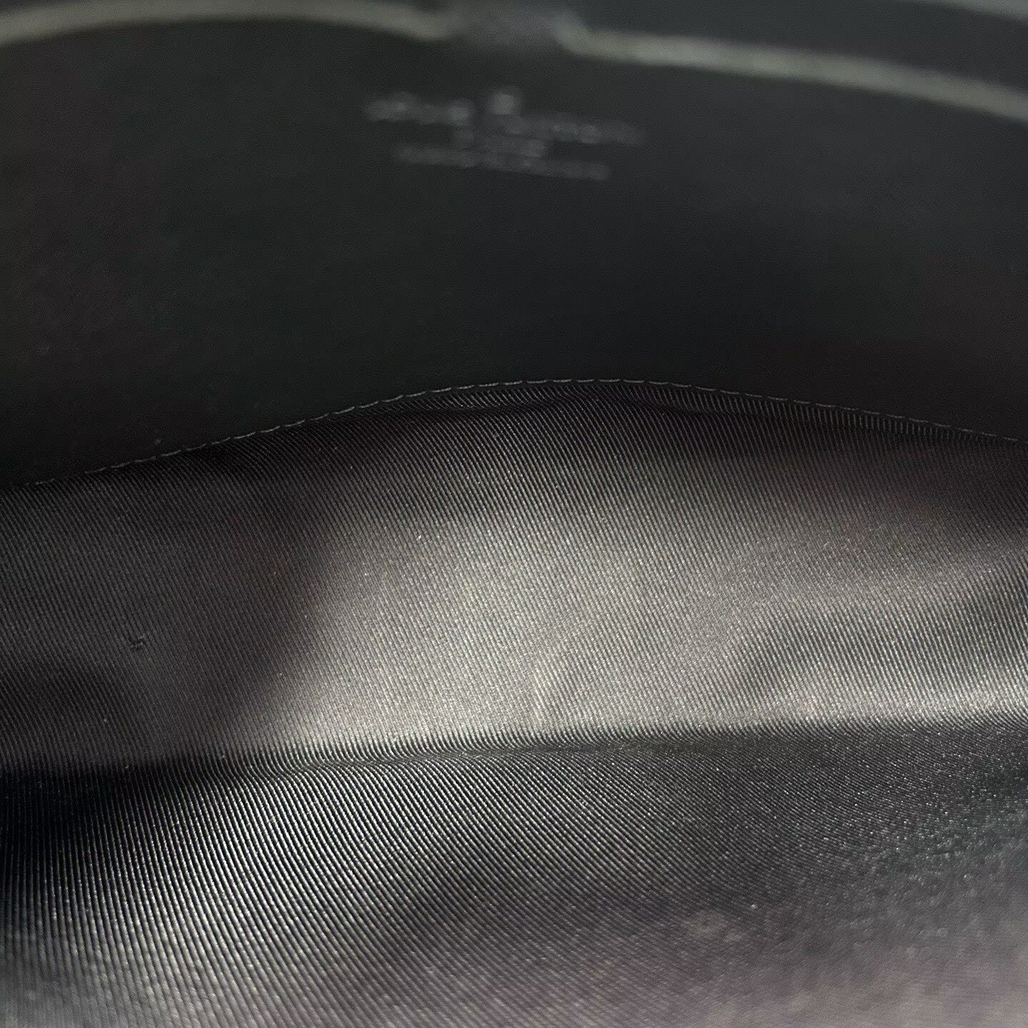 Louis Vuitton - Pochette Voyage - Monogram Eclipse coated canvas with leather trim - Black - (medium)