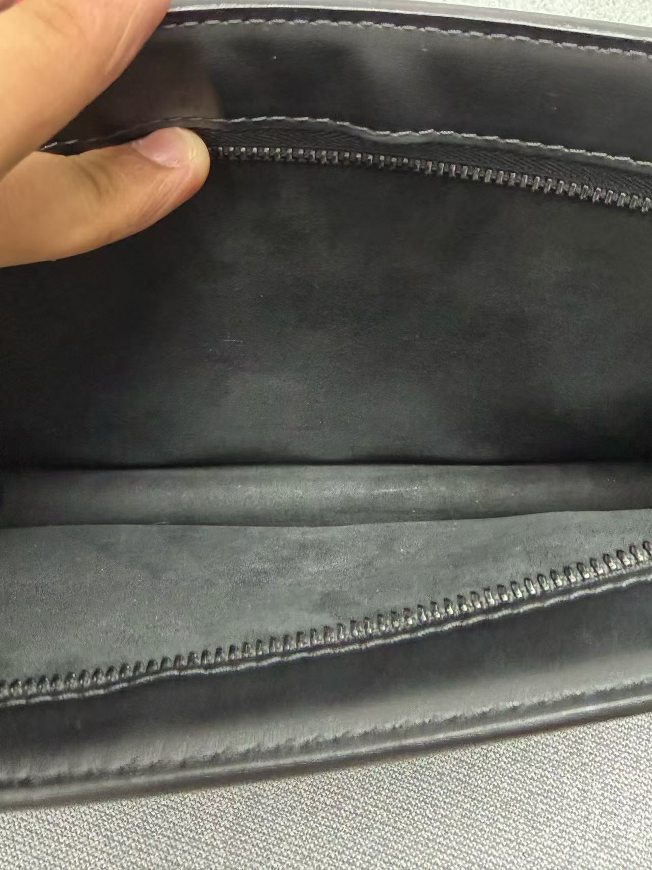 Louis Vuitton - Pochette Voyage - Monogram Eclipse coated canvas with leather trim - Grey - (medium)
