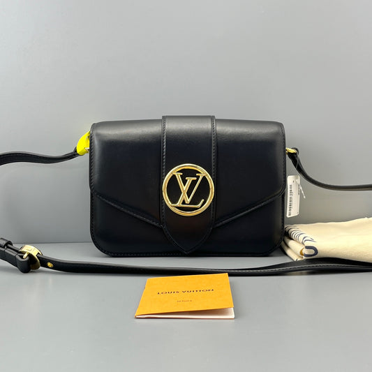 Louis Vuitton - Pont 9 - Leather - Black