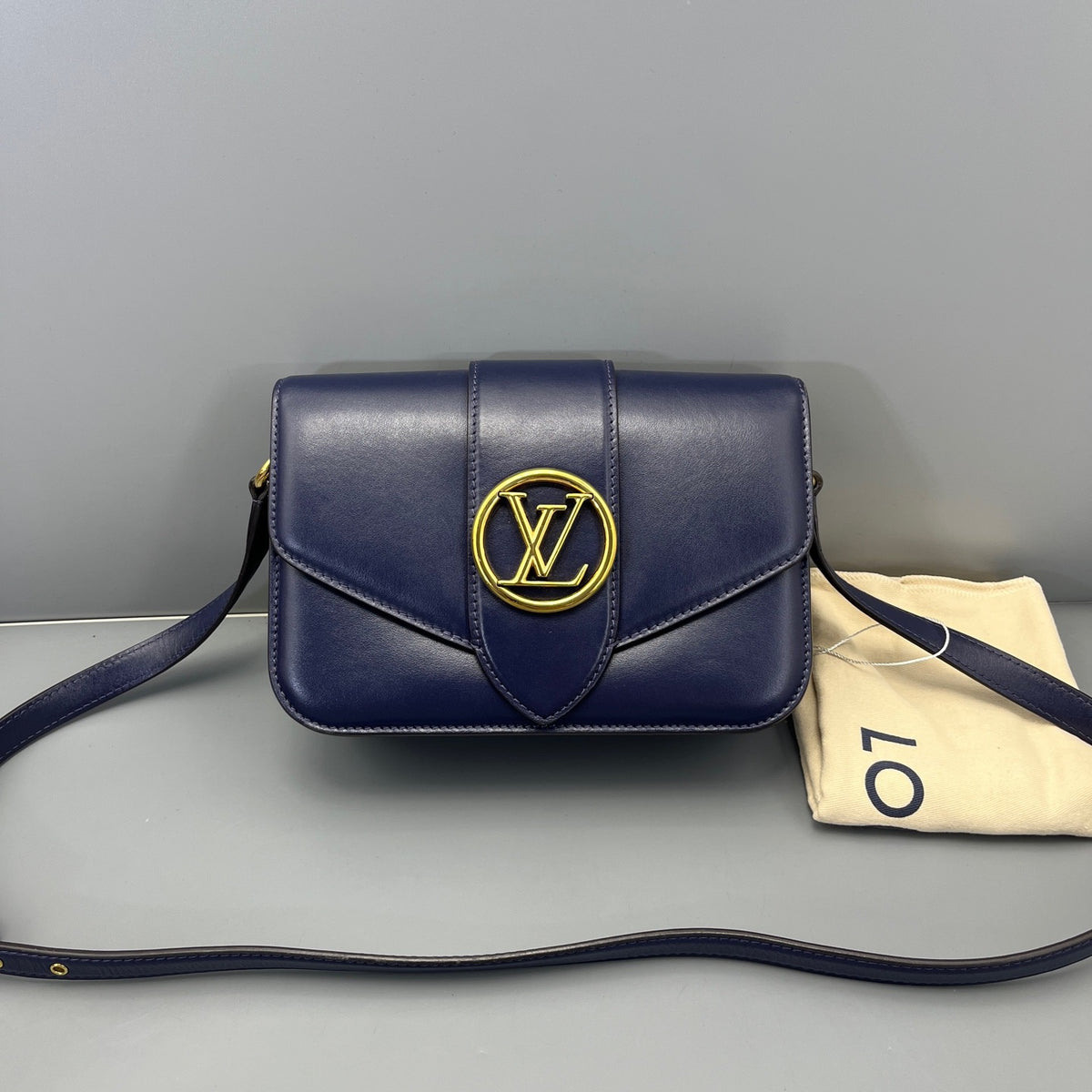 Louis Vuitton - Pont 9 - Leather - Navy - (mini)