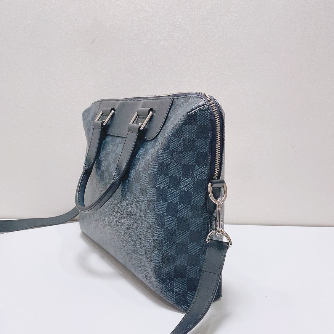 Louis Vuitton - Portfolio/Briefcase - Leather - Navy