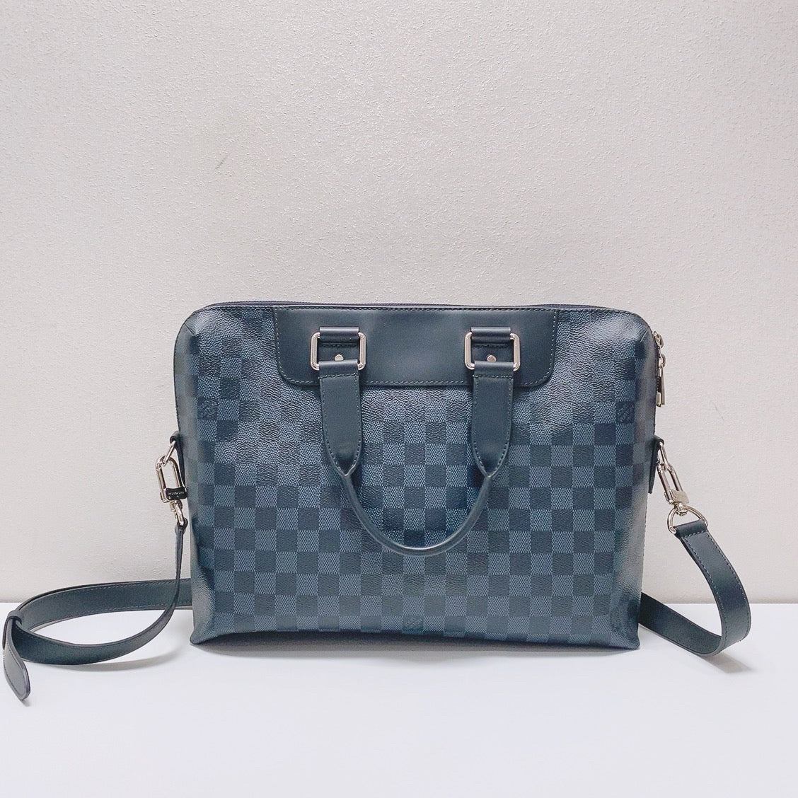 Louis Vuitton - Portfolio/Briefcase - Leather - Navy