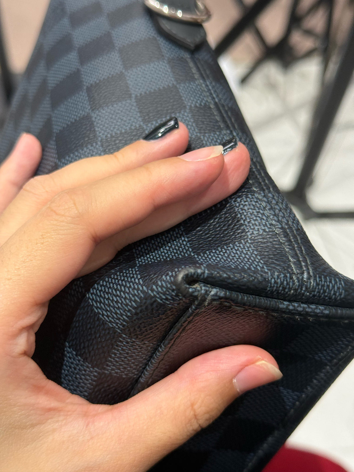 Louis Vuitton - Portfolio/Briefcase - Leather - Navy