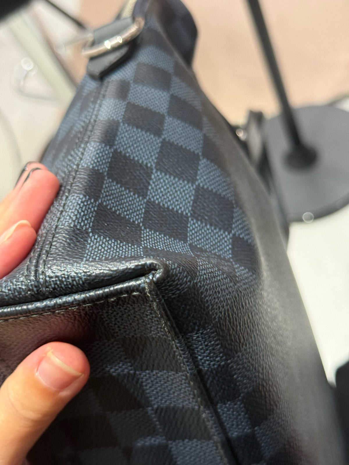 Louis Vuitton - Portfolio/Briefcase - Leather - Navy