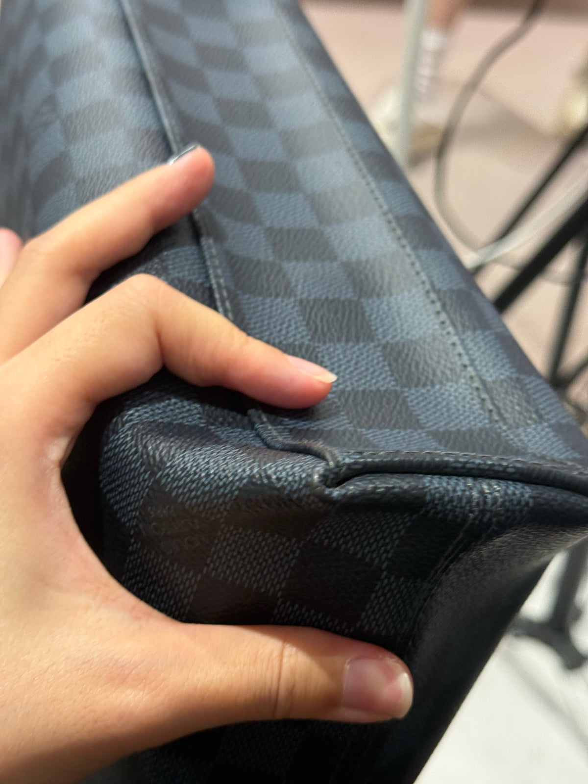 Louis Vuitton - Portfolio/Briefcase - Leather - Navy