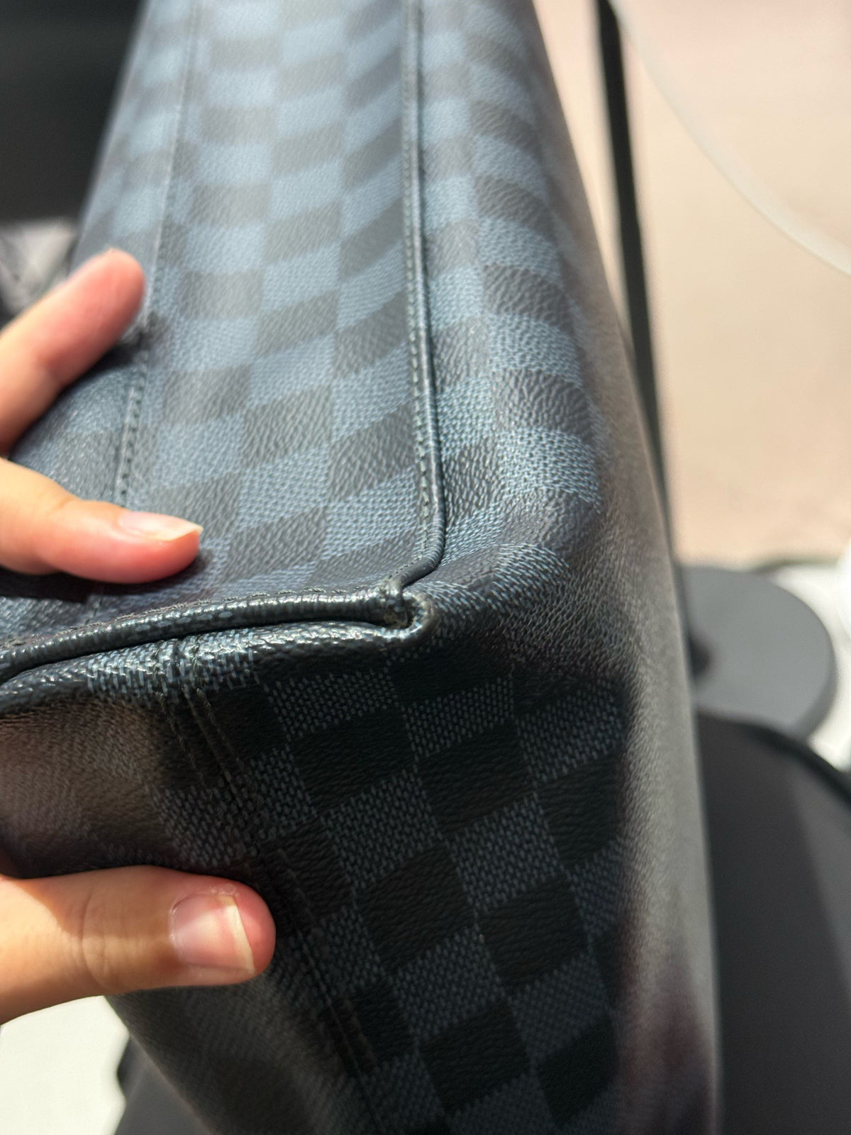 Louis Vuitton - Portfolio/Briefcase - Leather - Navy