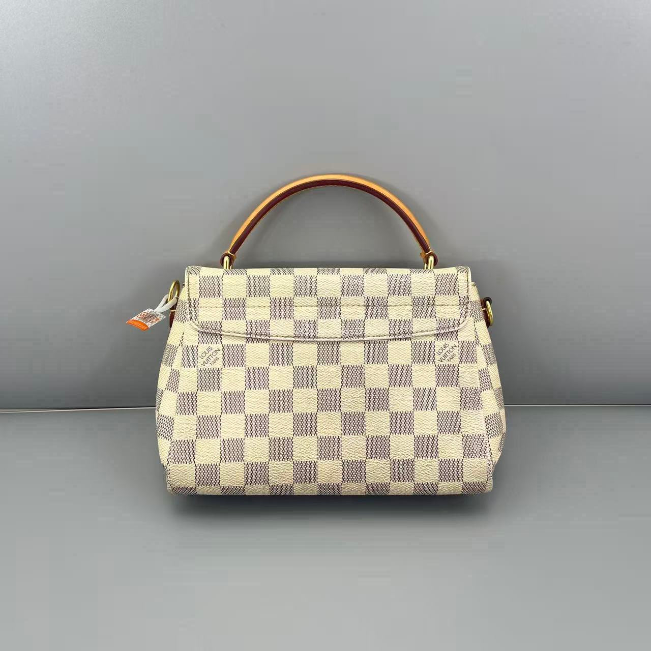 Louis Vuitton - Postman Bag - Damier Azur coated canvas with natural cowhide leather trim - White - (Small)