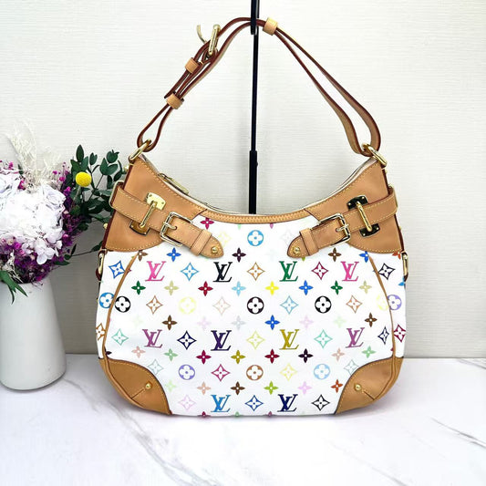 Louis Vuitton - Priscilla - Monogram Multicolore canvas with Vachetta leather trim - Multicolour - (medium)