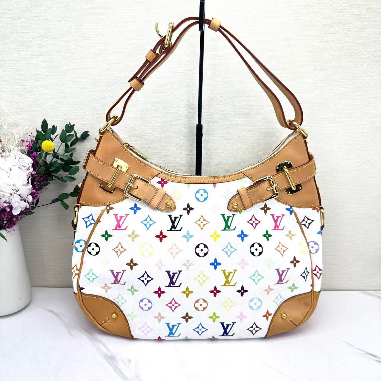 Louis Vuitton - Priscilla - Monogram Multicolore canvas with Vachetta leather trim - Multicolour - (medium)