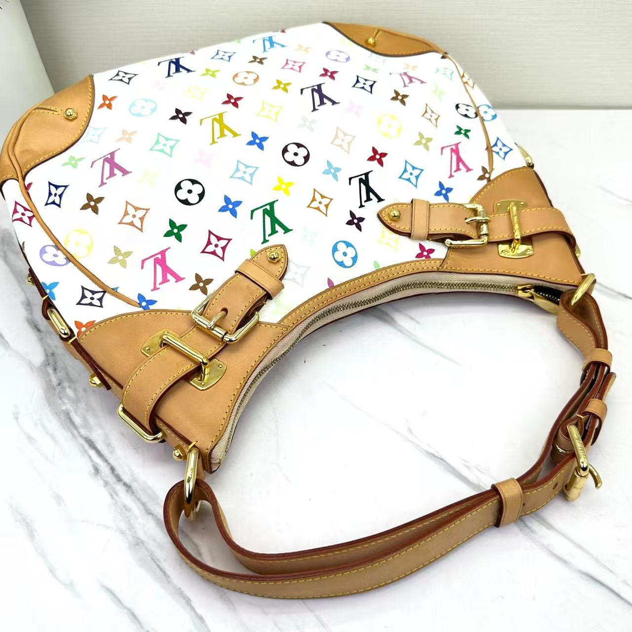 Louis Vuitton - Priscilla - Monogram Multicolore canvas with Vachetta leather trim - Multicolour - (medium)