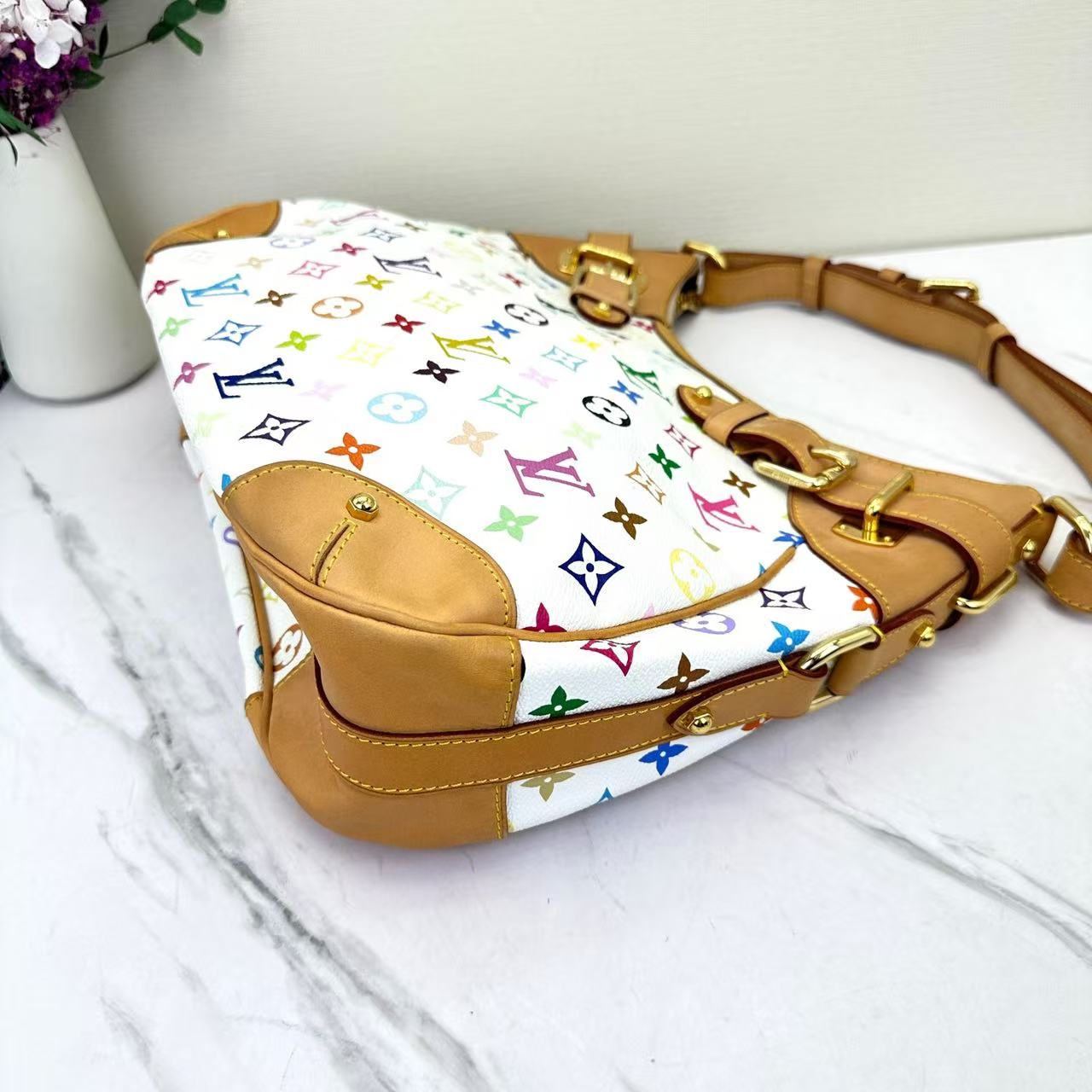 Louis Vuitton - Priscilla - Monogram Multicolore canvas with Vachetta leather trim - Multicolour - (medium)