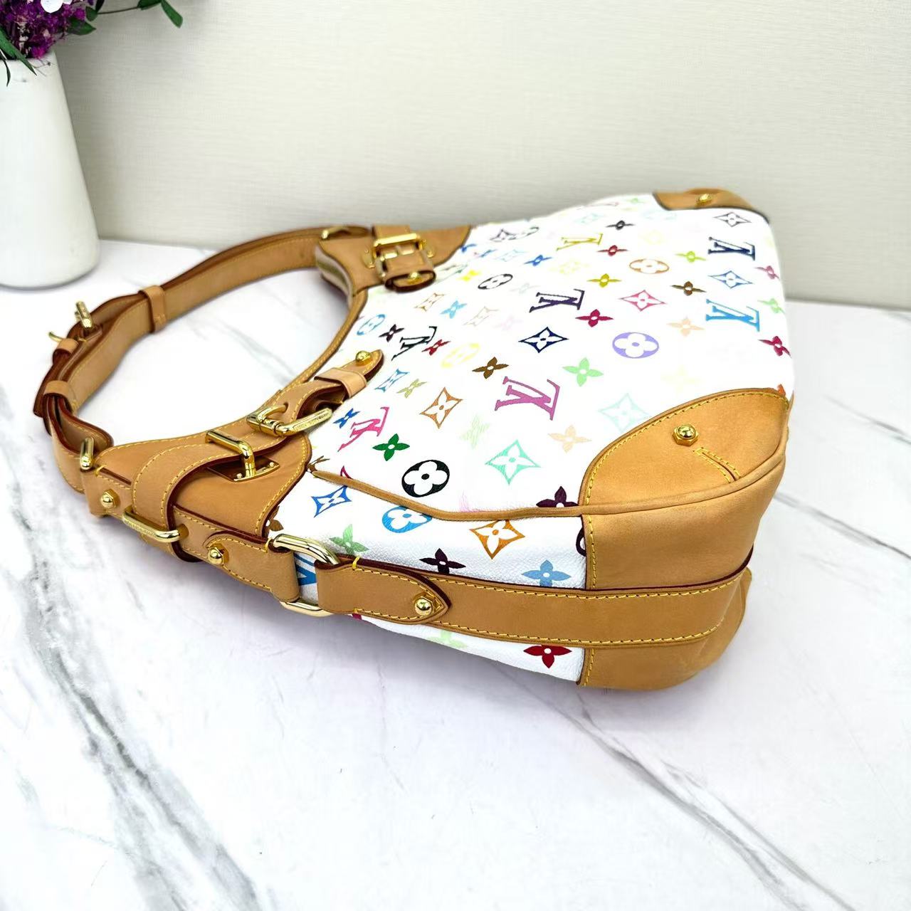 Louis Vuitton - Priscilla - Monogram Multicolore canvas with Vachetta leather trim - Multicolour - (medium)