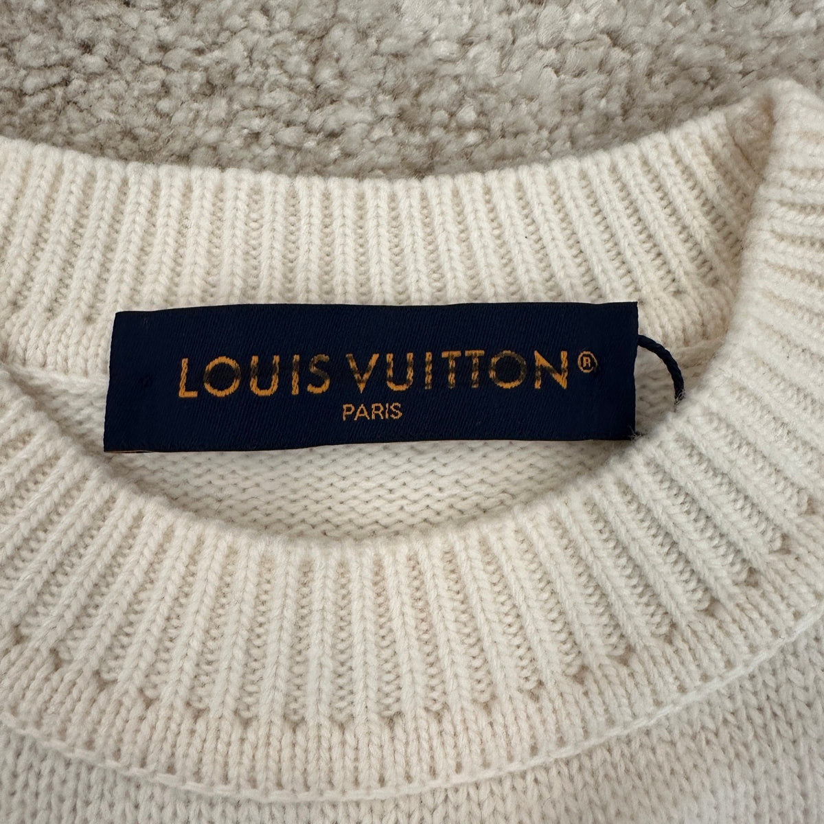 Louis Vuitton - Puzzle Jacquard Crewneck - Wool - Beige - (S)