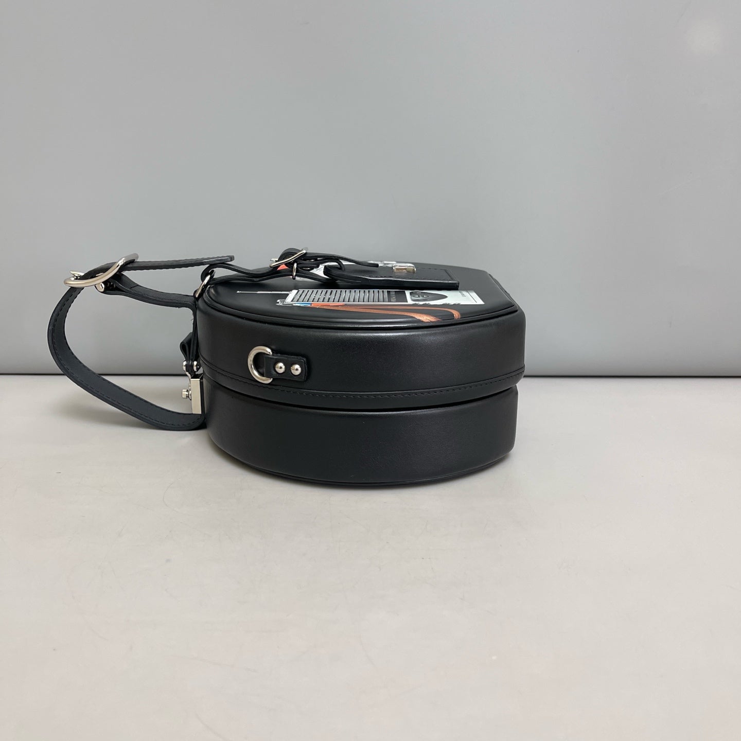 Louis Vuitton - Round Bag with Badge Limited Edition - Leather - Black - (mini)