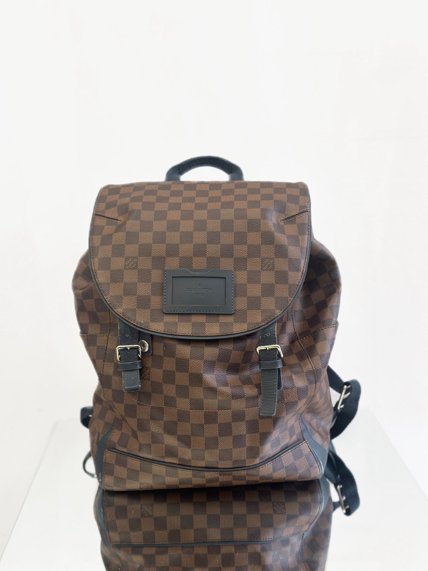 Louis Vuitton - Runner - Damier Ebene coated canvas with leather trim - Brown - (Large)