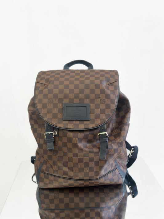 Louis Vuitton - Runner - Damier Ebene coated canvas with leather trim - Brown - (Large)