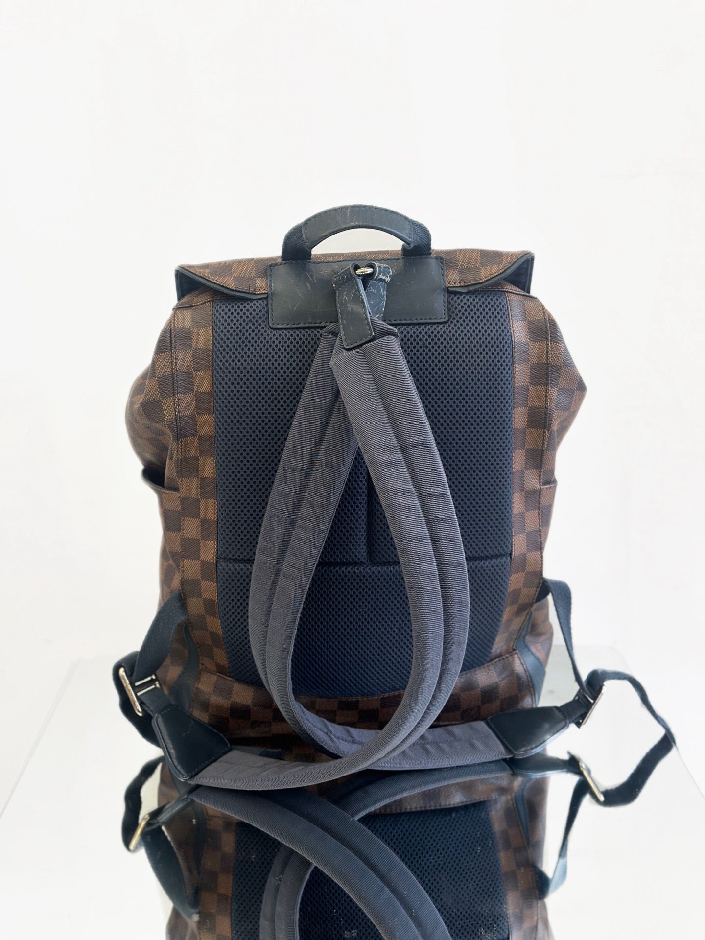 Louis Vuitton - Runner - Damier Ebene coated canvas with leather trim - Brown - (Large)