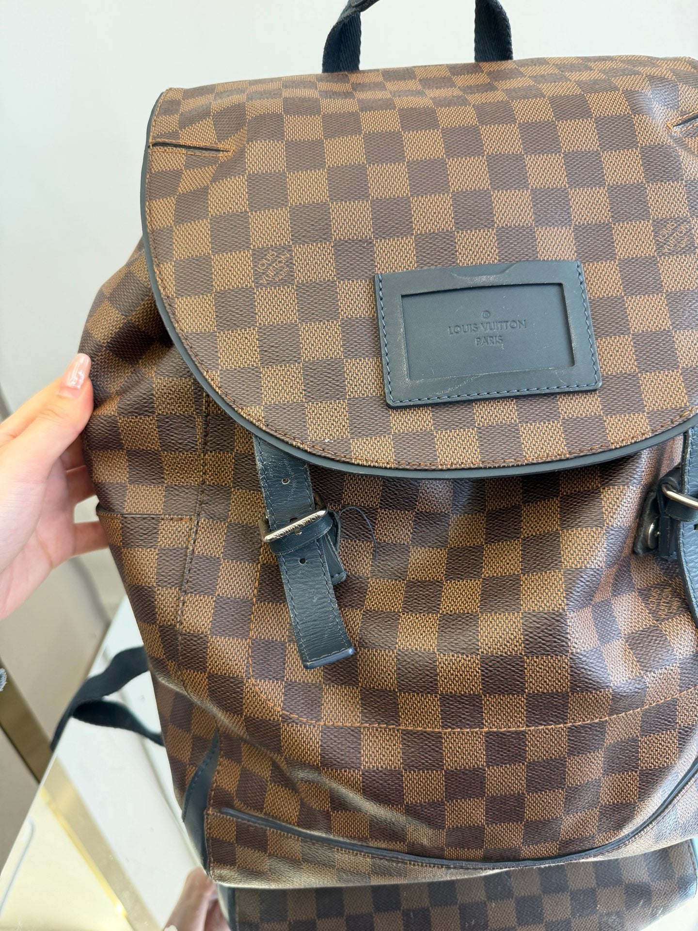 Louis Vuitton - Runner - Damier Ebene coated canvas with leather trim - Brown - (Large)