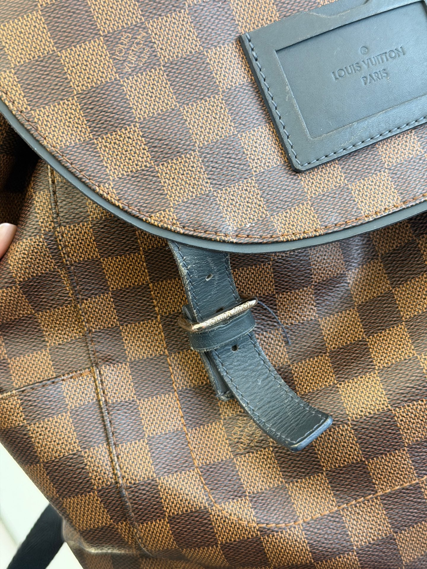 Louis Vuitton - Runner - Damier Ebene coated canvas with leather trim - Brown - (Large)