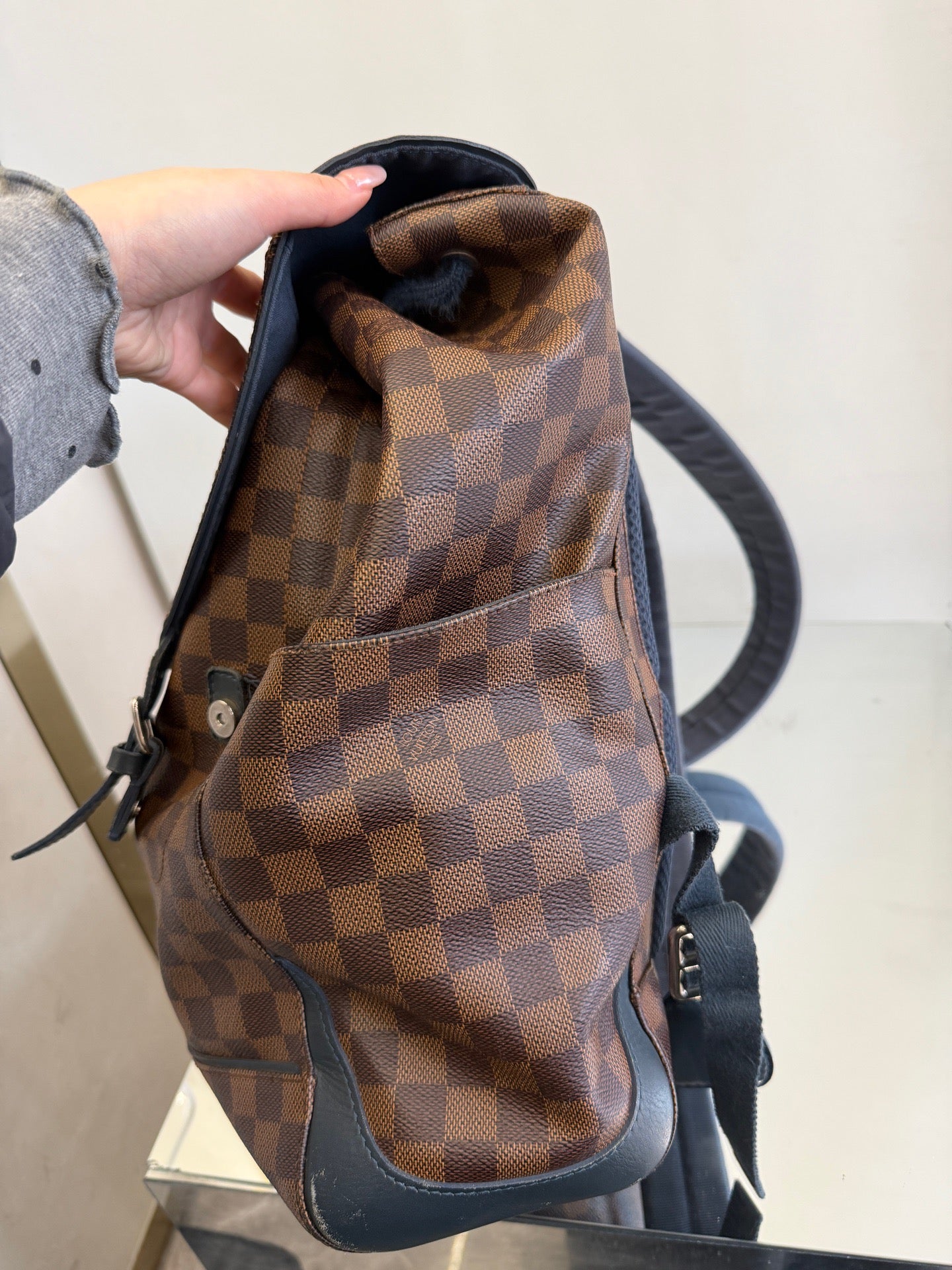 Louis Vuitton - Runner - Damier Ebene coated canvas with leather trim - Brown - (Large)