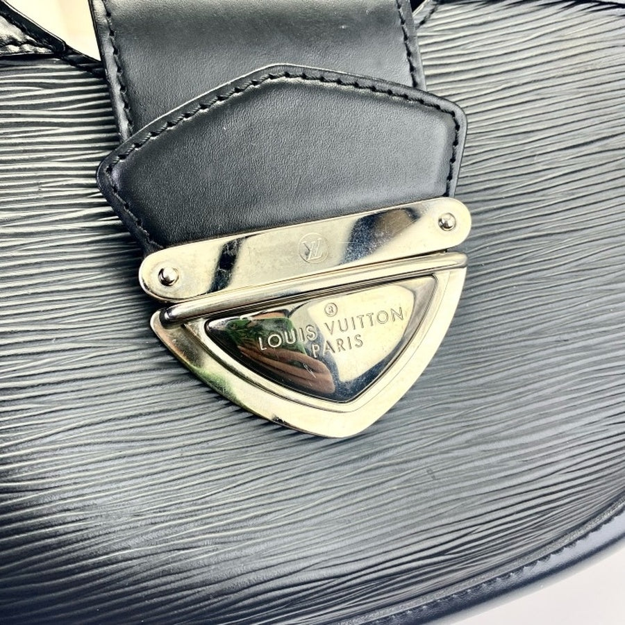 Louis Vuitton - Sac Montaigne - Leather - Black - (medium)