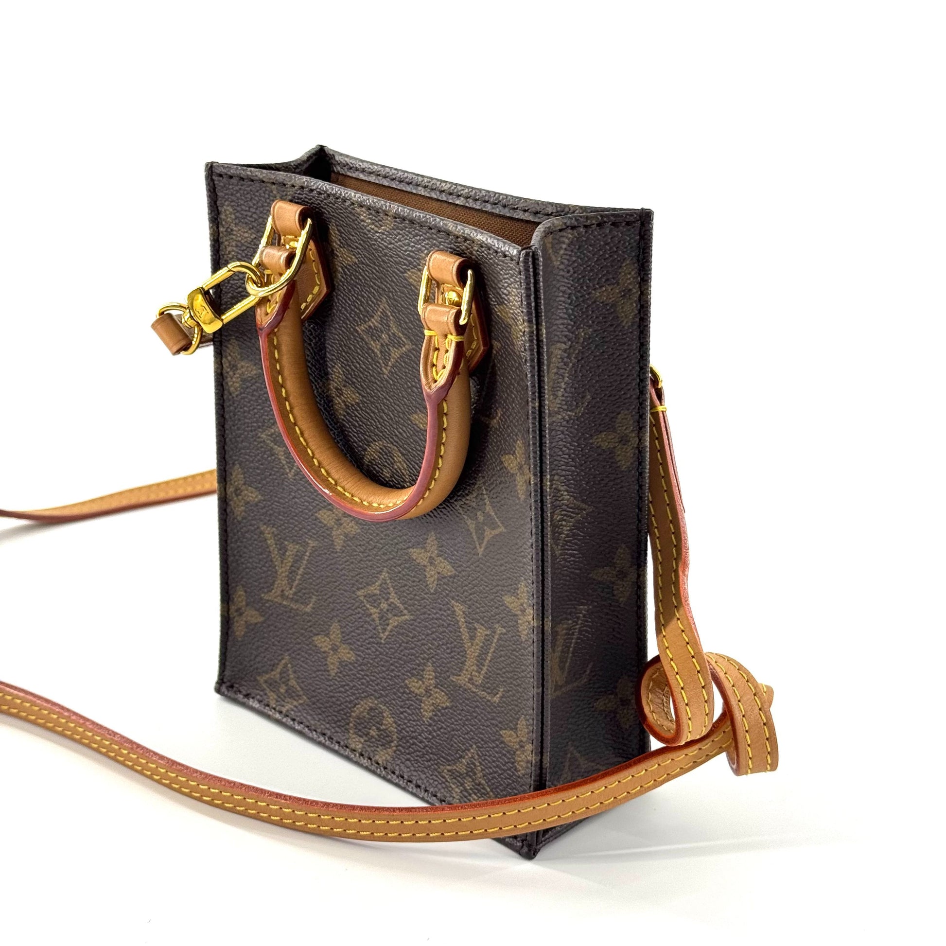 Louis Vuitton Sac Plat BB Canvas Brown - view 10