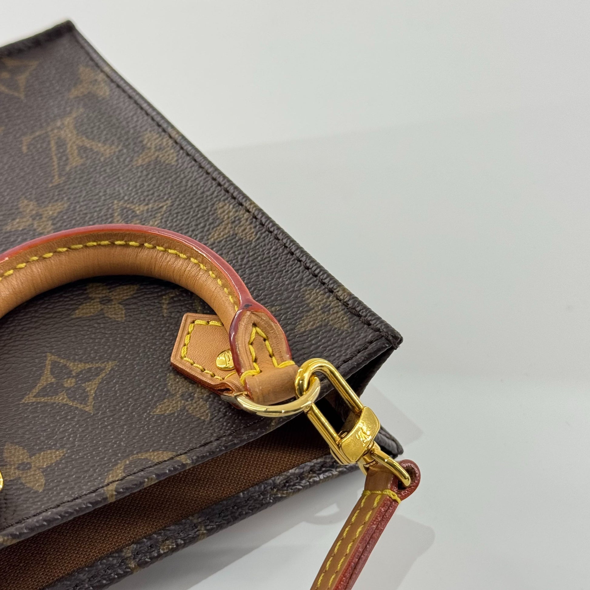 Louis Vuitton Sac Plat BB Canvas Brown - view 12