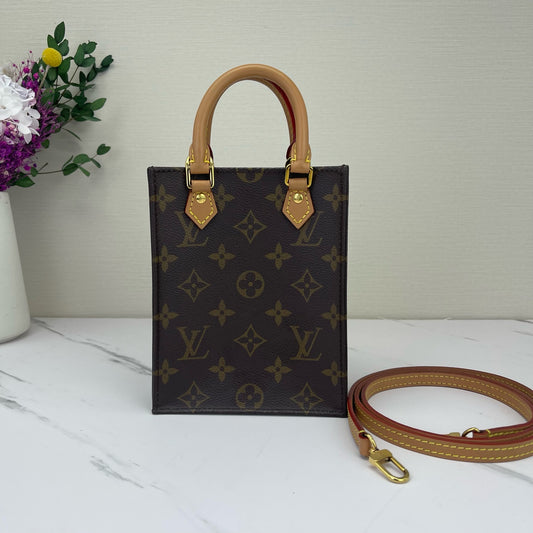 Louis Vuitton - Sac Plat BB - Leather - Brown - (mini)