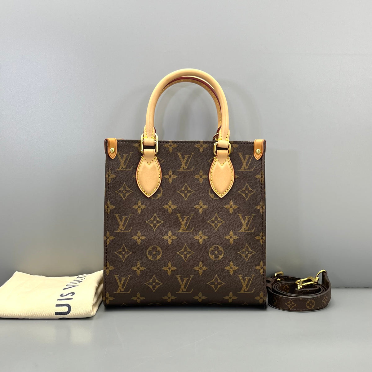 Louis Vuitton - Sac Plat BB - Leather - Brown - (mini)
