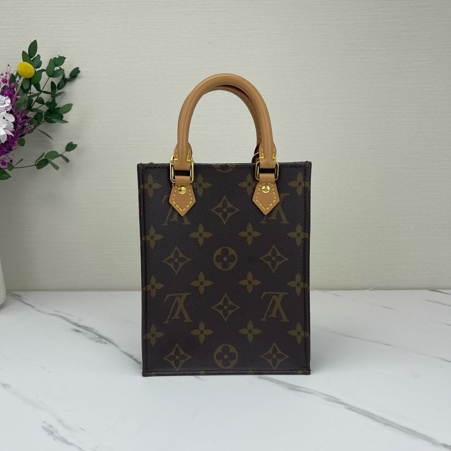 Louis Vuitton - Sac Plat BB - Leather - Brown - (mini)