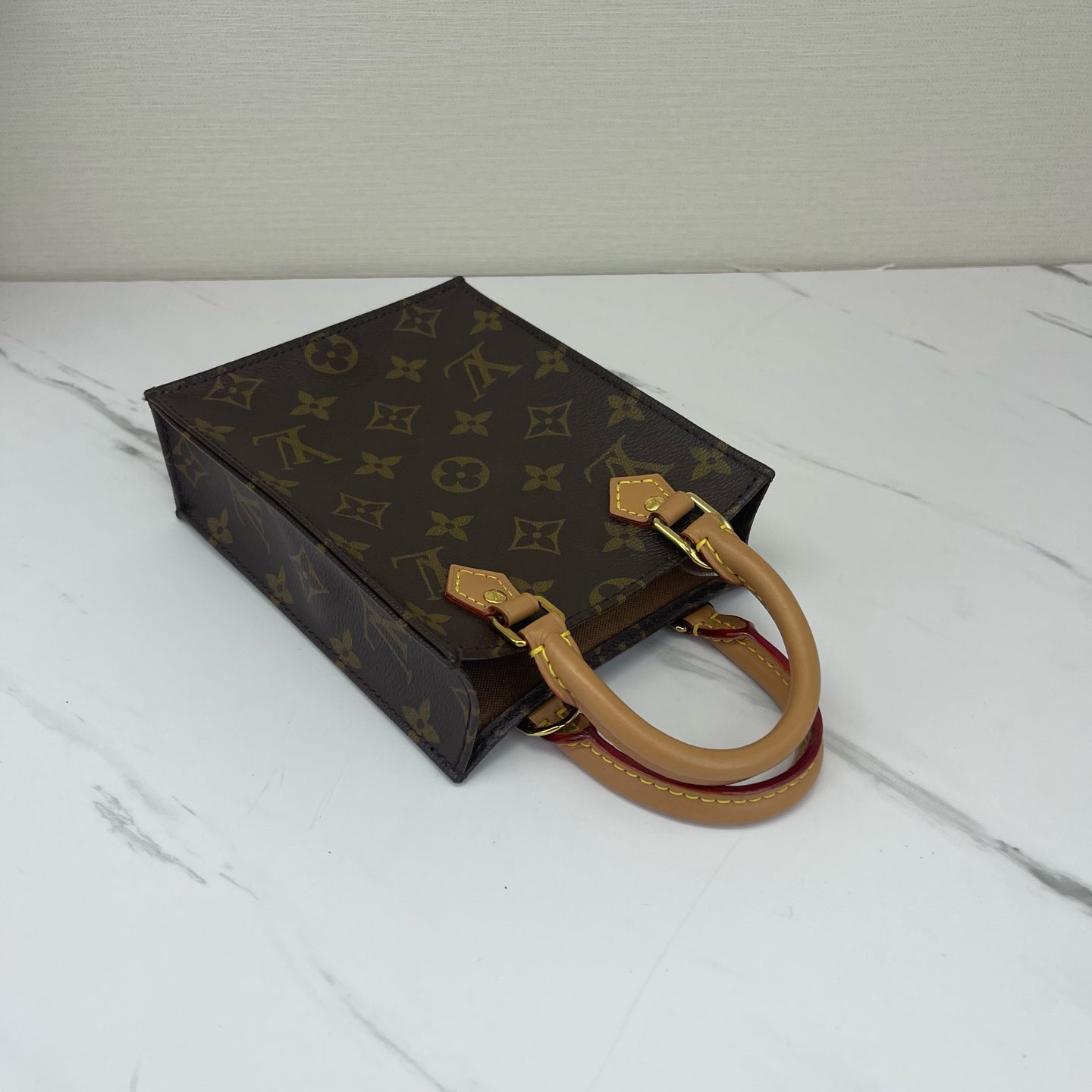 Louis Vuitton - Sac Plat BB - Leather - Brown - (mini)