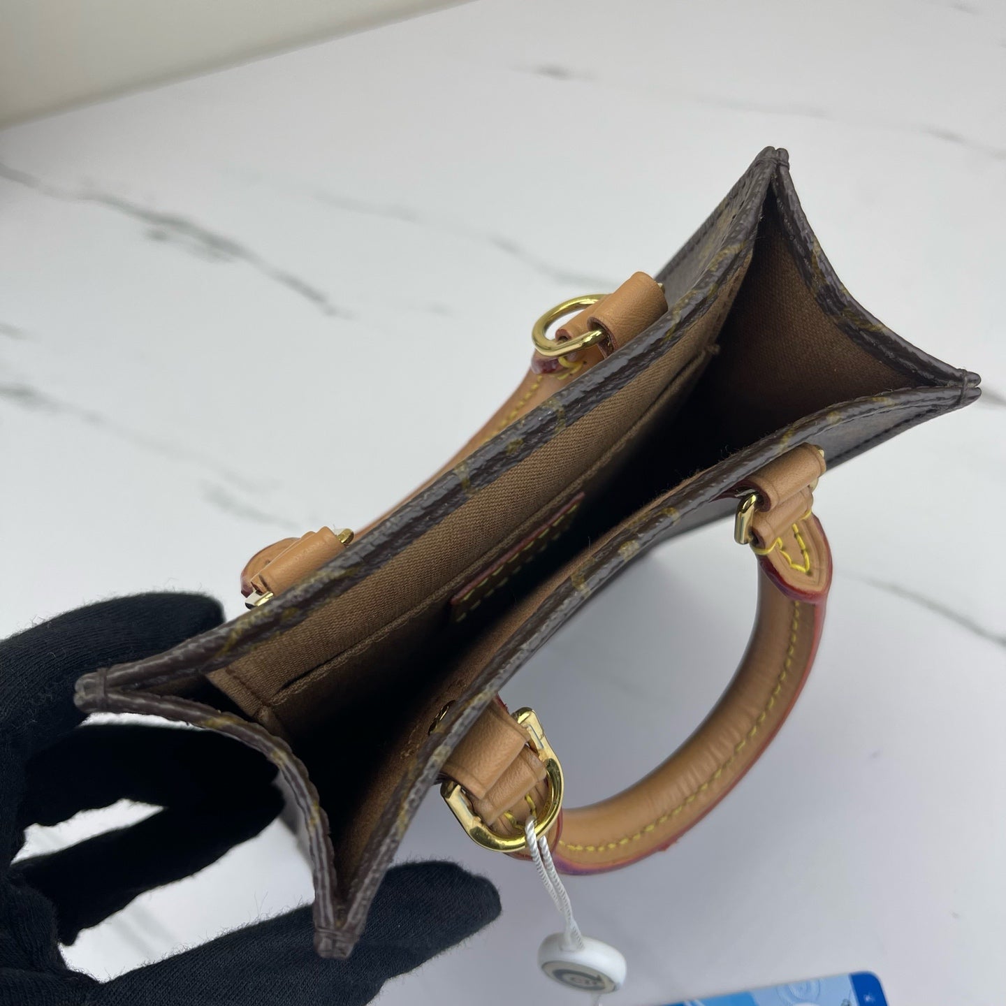 Louis Vuitton - Sac Plat BB - Leather - Brown - (mini)