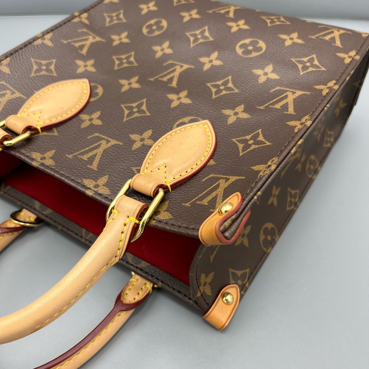 Louis Vuitton - Sac Plat BB - Leather - Brown - (mini)