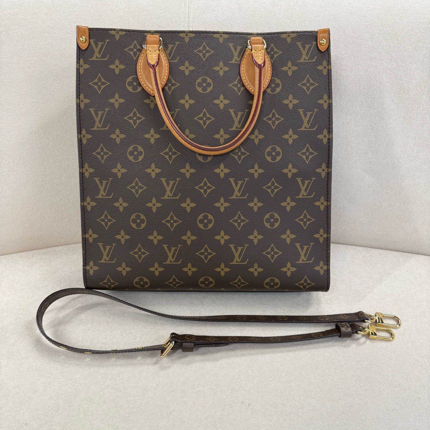 Louis Vuitton - Sac Plat - Cloth - Brown - (large)