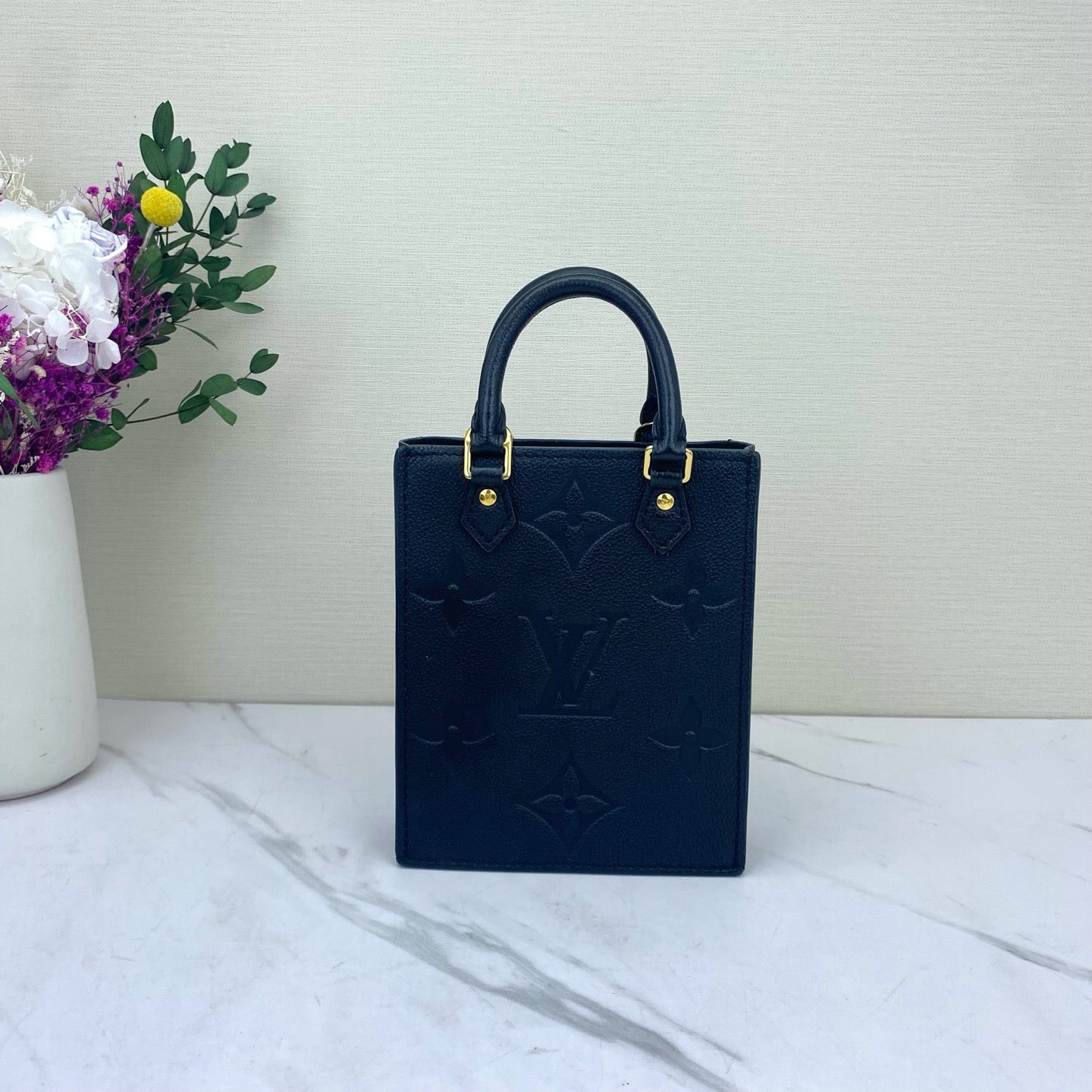 Louis Vuitton - Sac Plat Mini - Empreinte leather - Black - (mini)
