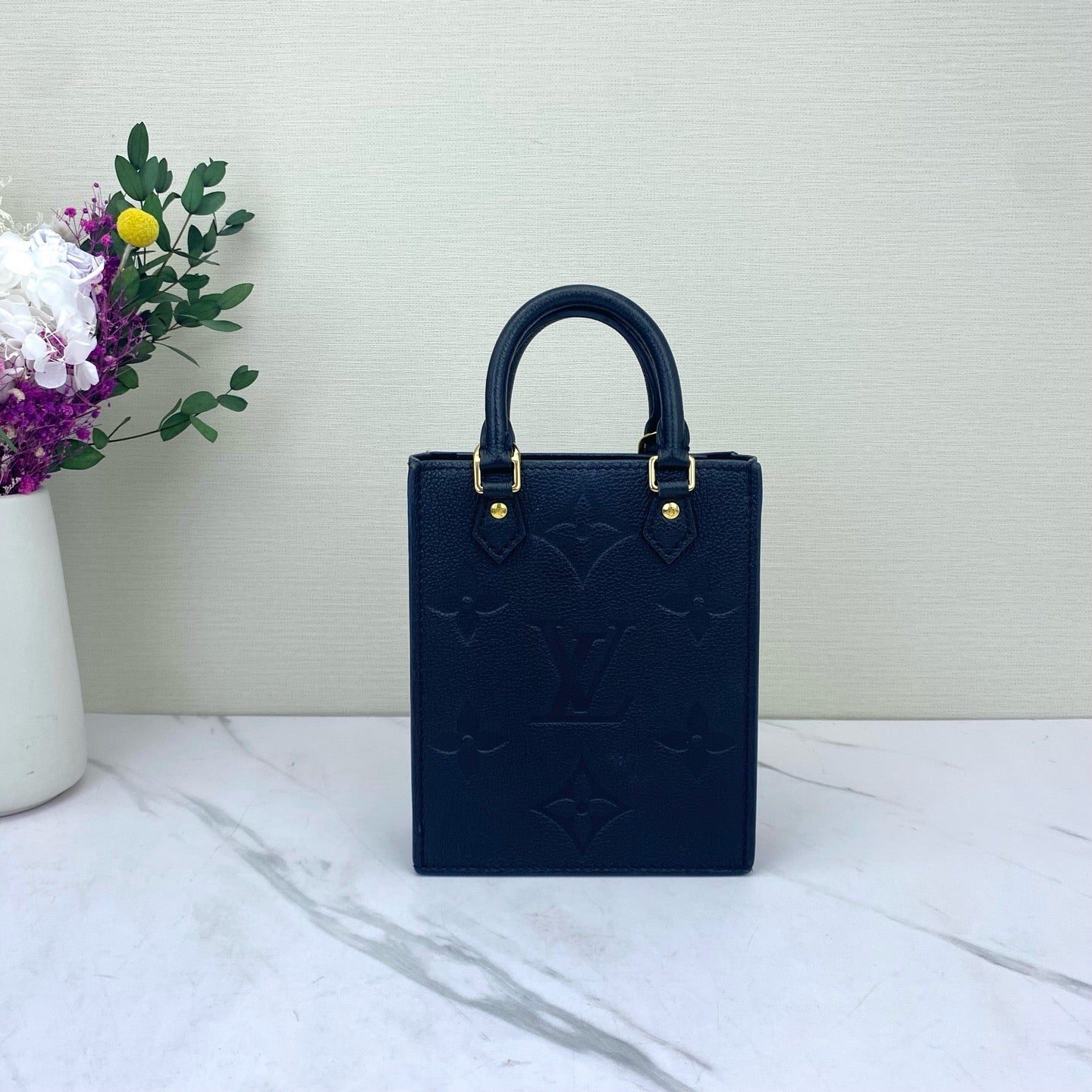 Louis Vuitton - Sac Plat Mini - Empreinte leather - Black - (mini)
