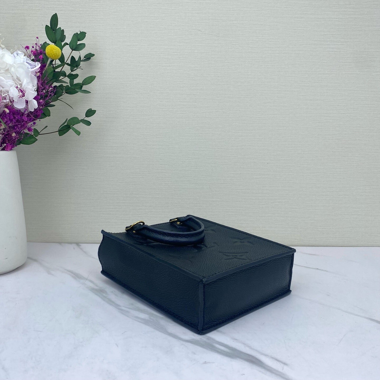 Louis Vuitton - Sac Plat Mini - Empreinte leather - Black - (mini)