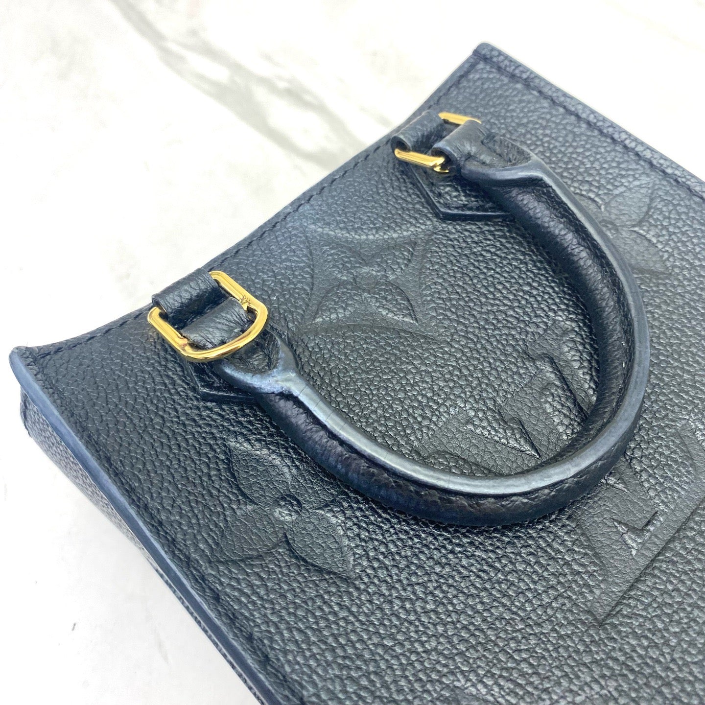 Louis Vuitton - Sac Plat Mini - Empreinte leather - Black - (mini)
