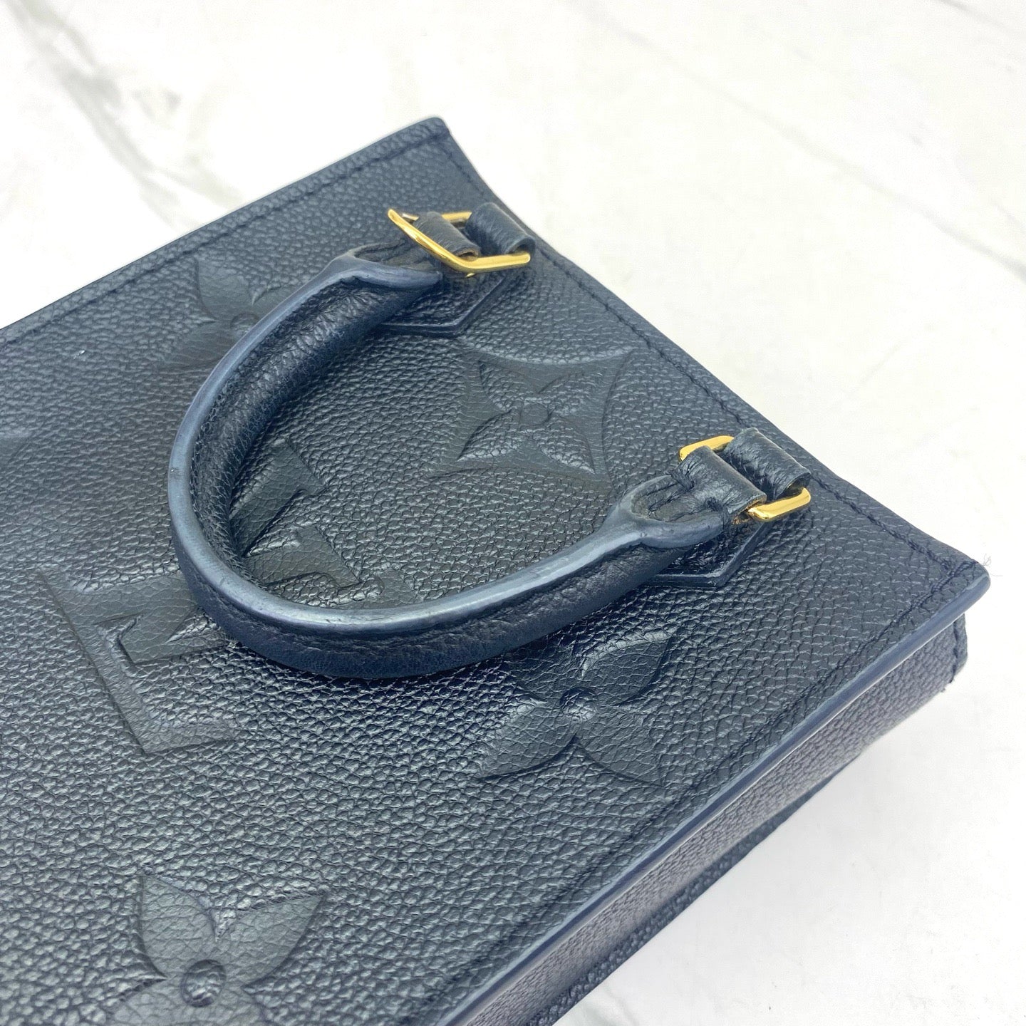 Louis Vuitton - Sac Plat Mini - Empreinte leather - Black - (mini)