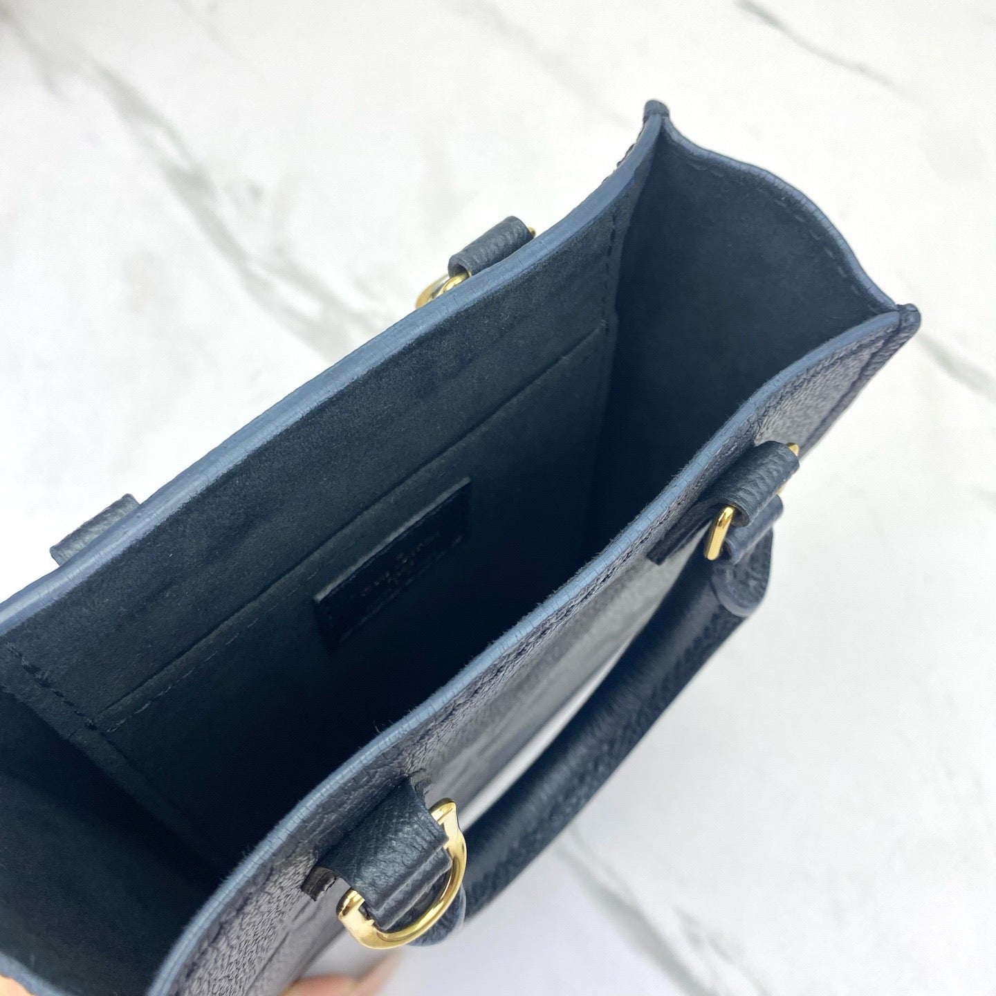 Louis Vuitton - Sac Plat Mini - Empreinte leather - Black - (mini)