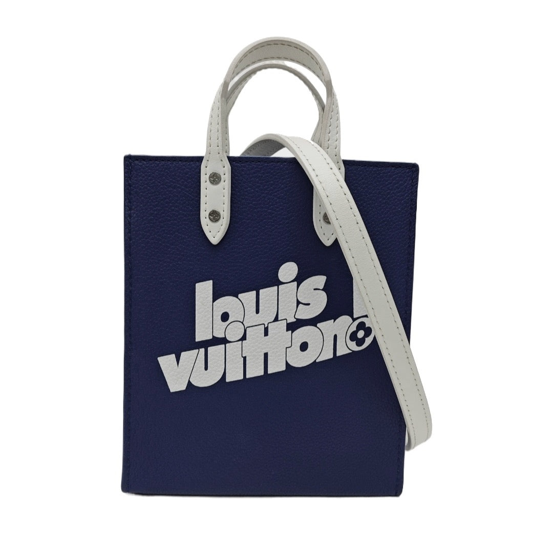 Louis Vuitton - Sac Plat XS Limited Edition - Leather - Blue - (mini)