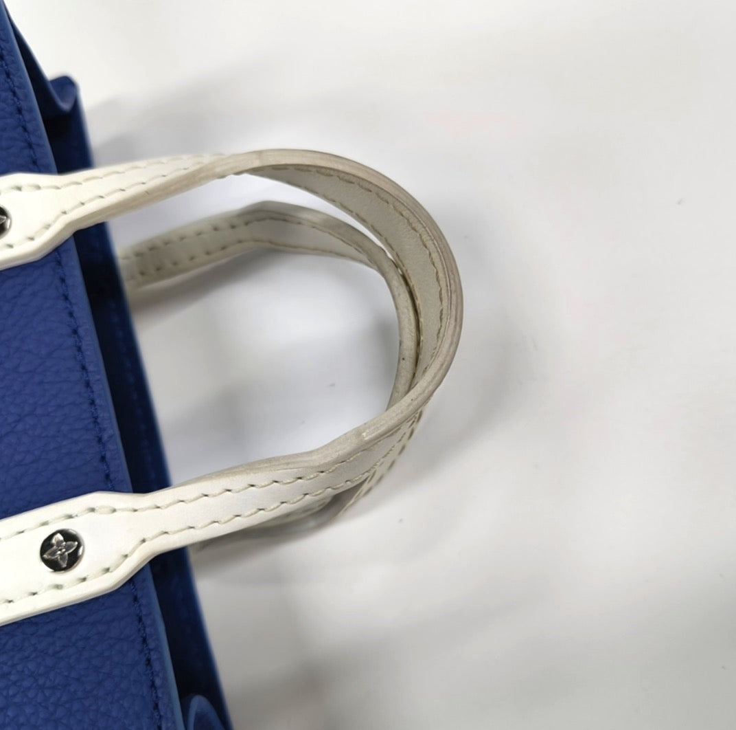 Louis Vuitton - Sac Plat XS Limited Edition - Leather - Blue - (mini)