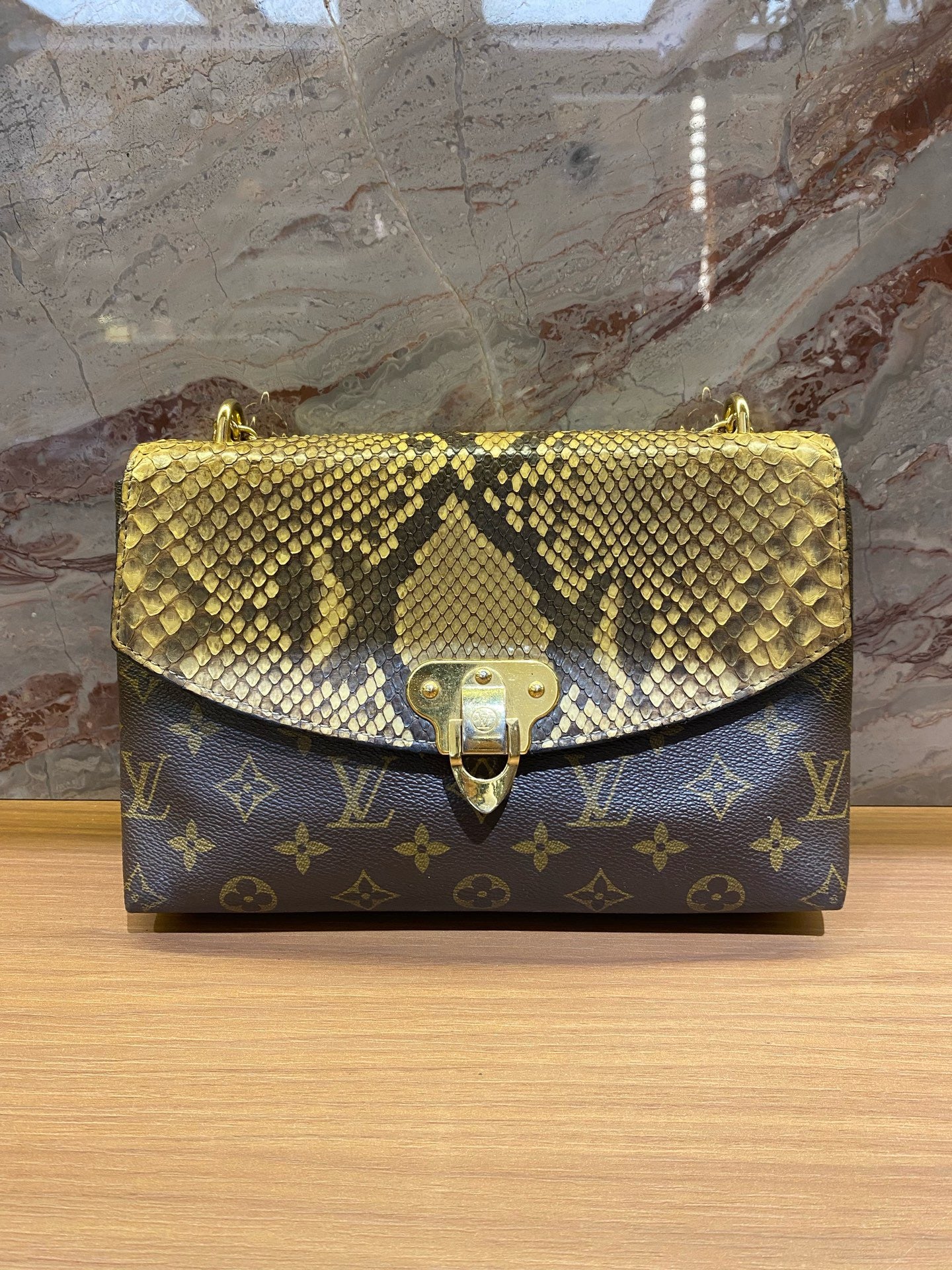 Louis Vuitton - Saint Placide - Exotic leathers - Python - Brown - (mini)