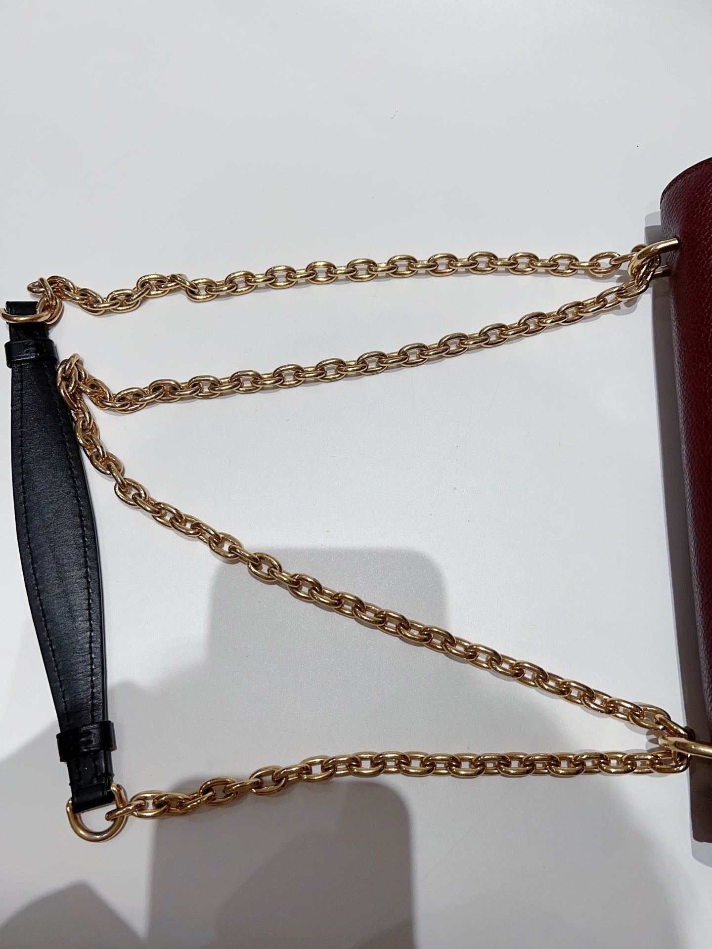 Louis Vuitton - Saint Placide - Leather - Burgundy - (medium)