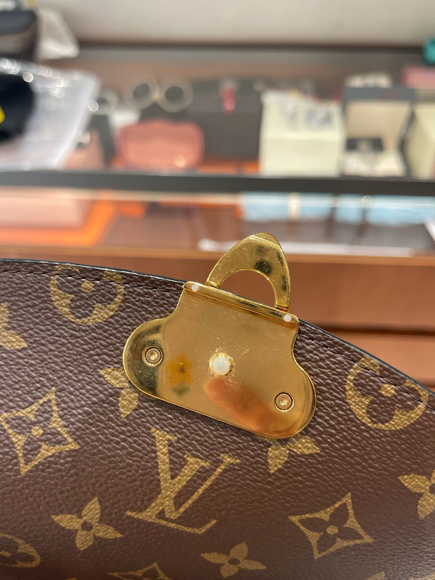 Louis Vuitton - Saint Placide - Leather - Burgundy - (medium)