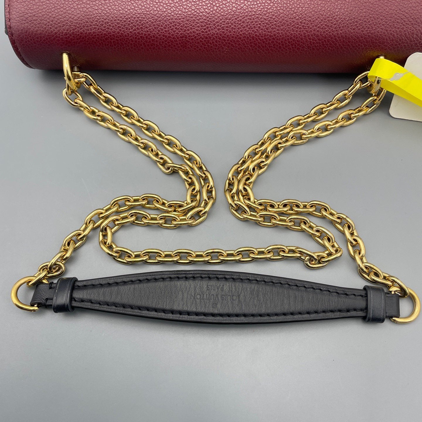 Louis Vuitton - Saint Placide - Monogram coated canvas with grained leather trim - Brown and Burgundy - (medium)