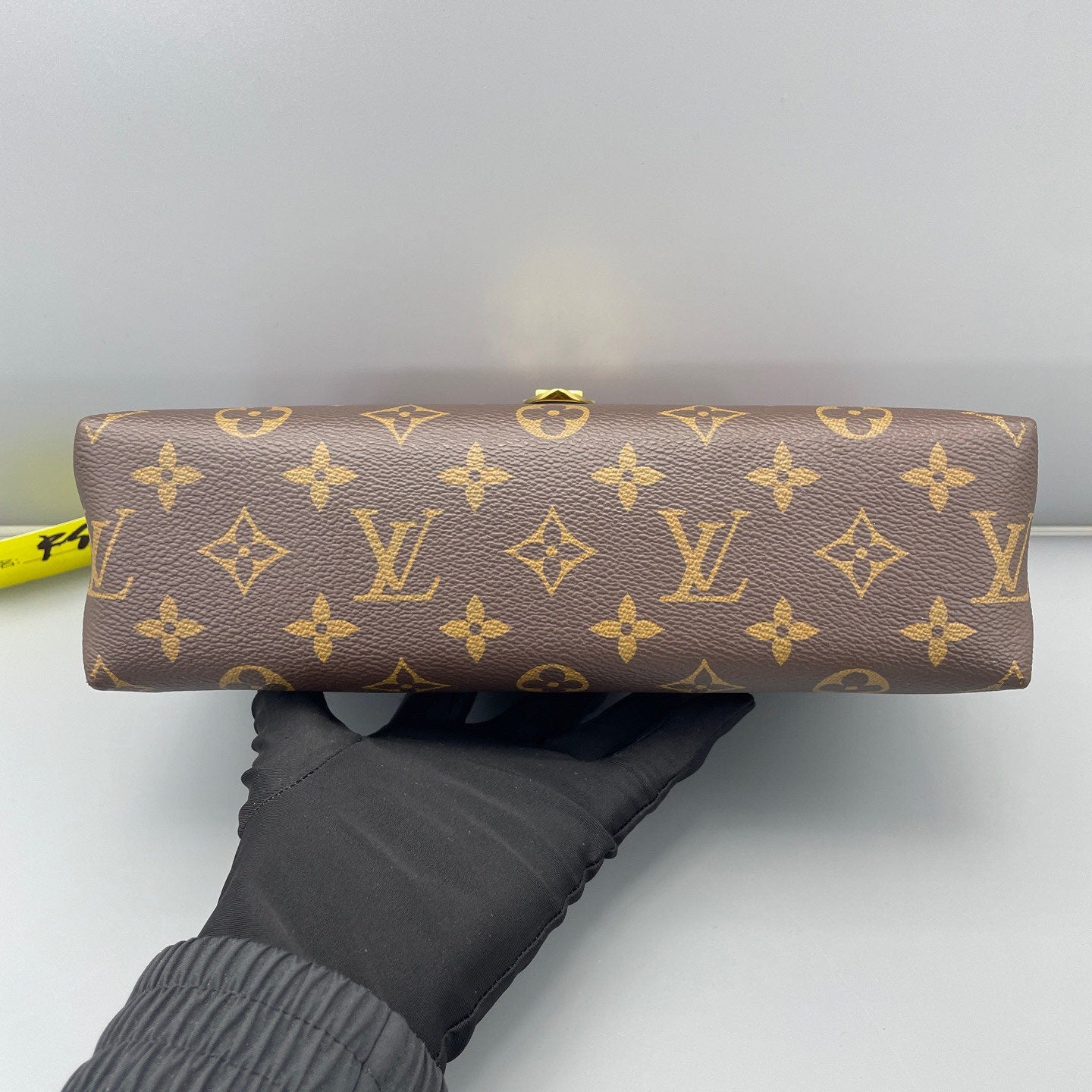 Louis Vuitton - Saint Placide - Monogram coated canvas with grained leather trim - Brown and Burgundy - (medium)