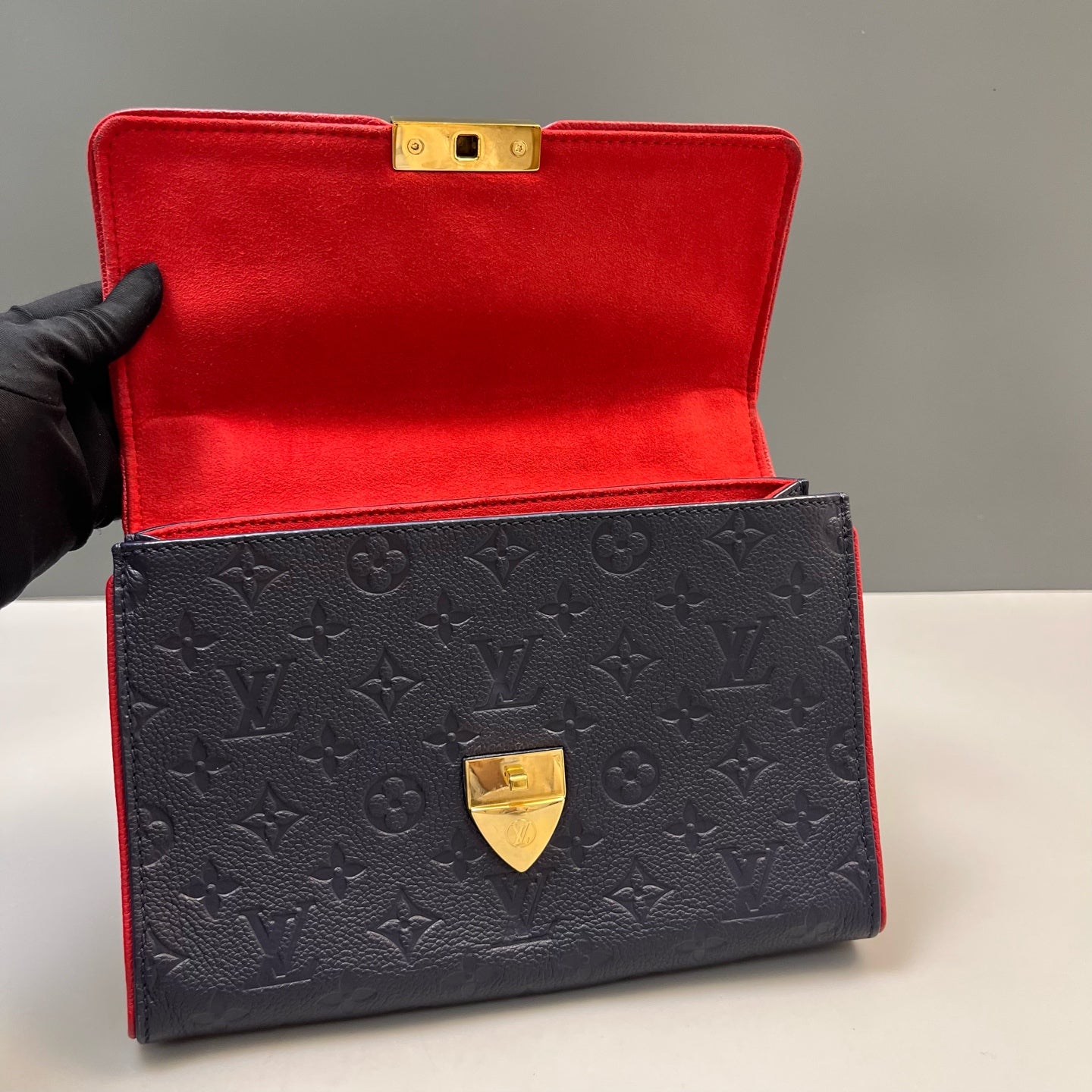 Louis Vuitton - Saint Sulpice - Leather - Navy - (medium)