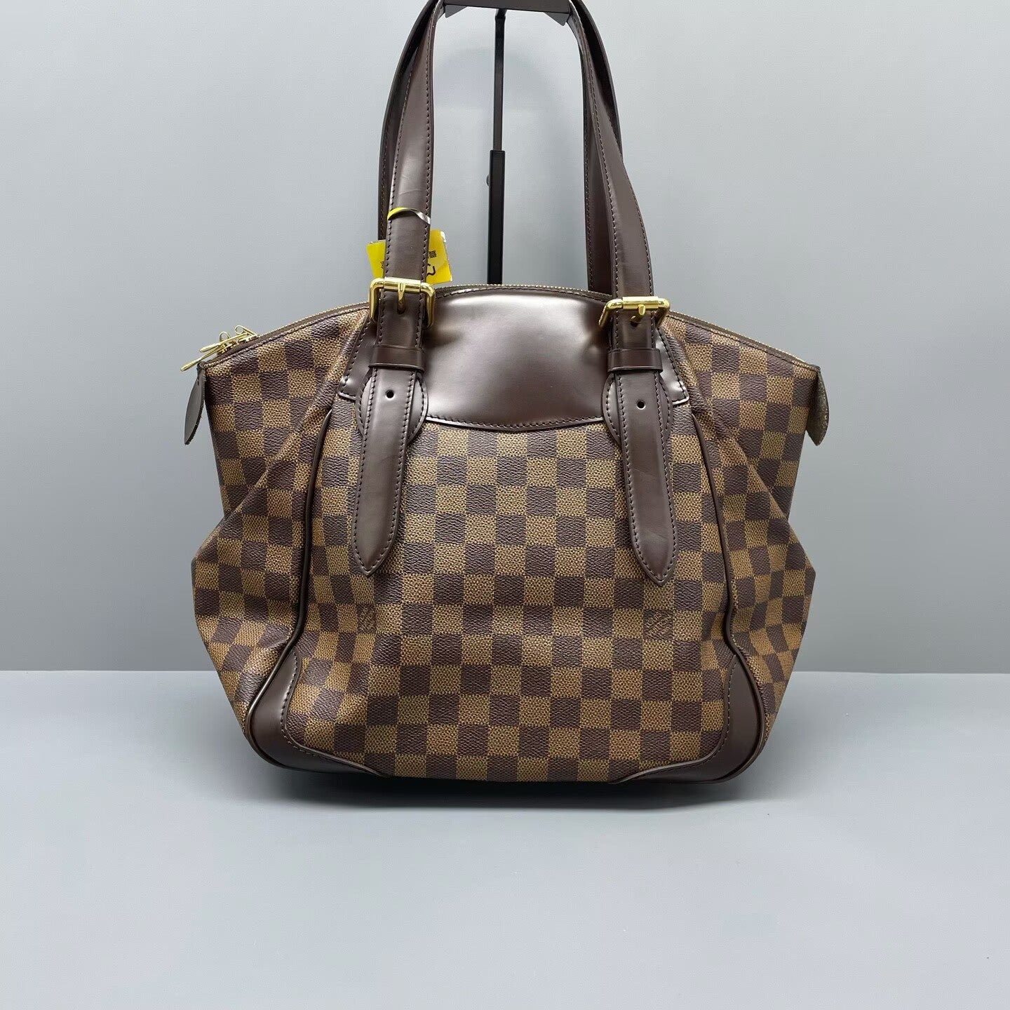 Louis Vuitton - Saleya - Damier Ebene coated canvas with leather trim - Brown - (medium)
