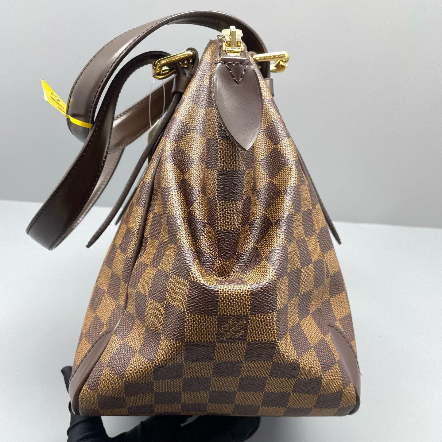 Louis Vuitton - Saleya - Damier Ebene coated canvas with leather trim - Brown - (medium)